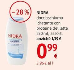 Nidra - Docciaschiuma Idratante Con Proteine Del Latte 250 Ml, Aasort.