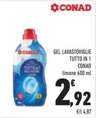 Conad - Gel Lavastoviglie Tutto In 1