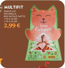 Multifit - Snack Cat Naturelle Box Natale Gatto