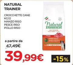 Natural Trainer - Crocchette Cane Manzo Riso
