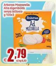 Arborea - Mozzarella Alta Digeribilità Senza Lattosio