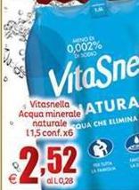 Vitasnella - Acqua Minerale Naturale