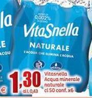 Vitasnella - Acqua Minerale Naturale