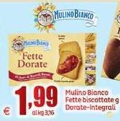 Mulino Bianco - Fette Biscottate Dorate-Integrali