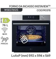Forno Da Incasso InstaviewTM WSED7612S