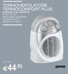 Zephir - Termoventilatore Termocomfort Plus