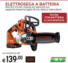Black & Decker - Elettrosega A Batteria