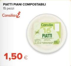 Consilia - Piatti Piani Compostabili
