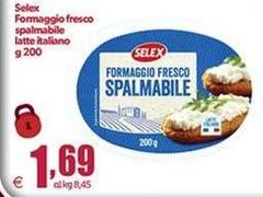 Selex - Formaggio Fresco Spalmabile Latte Italiano