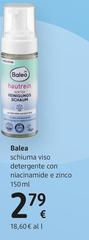 Balea -  Schiuma Viso Detergente Con  Niacinamide E Zinco Anti-impurità 150 Ml