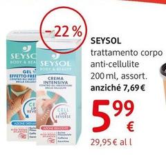 Seysol - Lozione Corpo Anti-Cellulite 200 Ml, Assort.