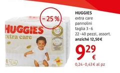 Huggies - Extra Care Pannolini Taglia 3-6 22-40 Pezzi, Assort.
