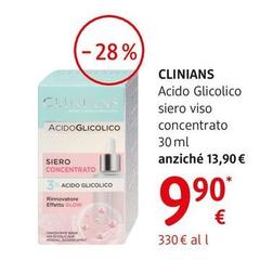 Clinians - Acido Glicolico Siero Viso Concentrato 30 Ml, Assort.