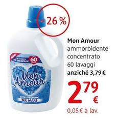Mon Amour - Ammorbidente Concentrato 60 Lavaggi