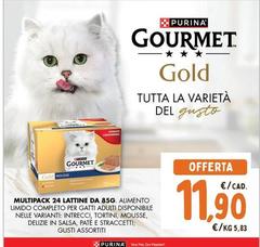 Purina - Goumet Gold Multipack 24 Lattine Da 850g