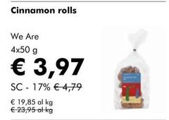 We Are - Cinnamon Rolls