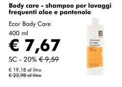 Ecor Body Care - Shampoo Per Lavaggi Frequenti Aloe E Pantenolo