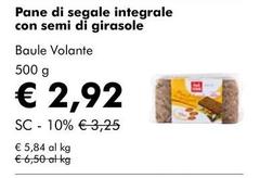 Baule Volante - Pane Di Segale Integrale Con Semi Di Girasole