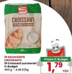S budget - Croissants 10 Croissant Zuccherati S-Budget