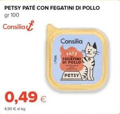 Consilia - Petsy Pate Con Fegatini Di Pollo
