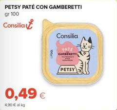 Consilia - Petsy Pate Con Gamberetti