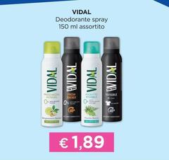 Vidal - Deodorante Spray