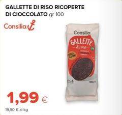 Consilia - Gallette Di Riso Ricoperte Di Cioccolato