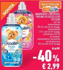Coccolino - Ammorbidente Concentrato, Profumo Per Bucato Euxir