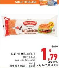 Daily Bread - Pane Per Mega Burger