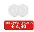 Set 2 Piatti Frutta