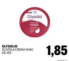 Glysolid - Scatola Crema Mani 