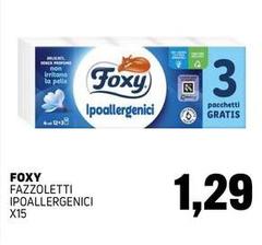 Foxy - Fazzoletti Ipoallergenici