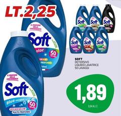 Soft - Detersivo Liquido Lavatrice 50 Lavaggi