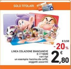 Linea Colazione Biancaneve E I 7 Nani