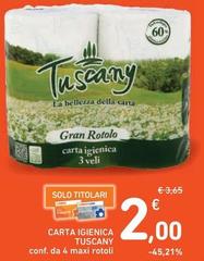Tuscany - Carta Igienica