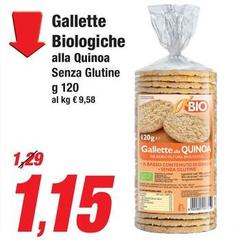 Bio - Gallette logiche Alla Quinoa Senza Glutine