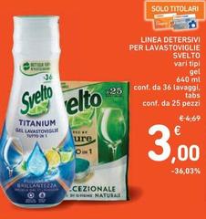 Svelto - Linea Detersivi Per Lavastoviglie