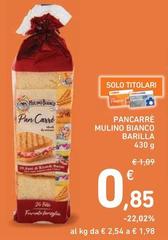 Barilla - Pancarrè Mulino Bianco
