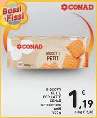 Conad - Biscotti Petit Per Latte