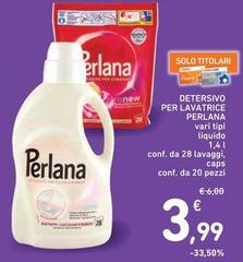 Perlana - Detersivo Per Lavatrice