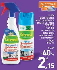 Citrosil - Linea Detergente Multisuperfici, Disinfettante