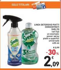 Svelto - Linea Detersivo Piatti Concentrati
