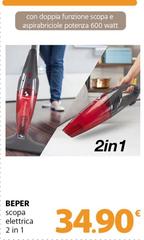 Beper -  Scopa Elettrica 2 In 1