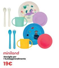 Miniland - Stoviglie Per L'Autoapprendimento