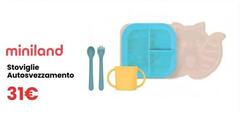Miniland - Stoviglie Autosezzamento