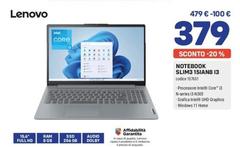 Lenovo - Notebook Slim3 15IAN8 I3