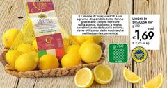 Origine - Limoni Di Siracusa IGP