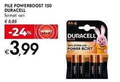 Duracell - Pile Powerboost 150