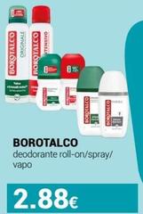 Borotalco - Deodorante Roll-on/spray/vapo