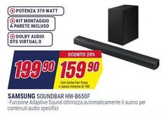 Samsung - Soundbar HW-B650F